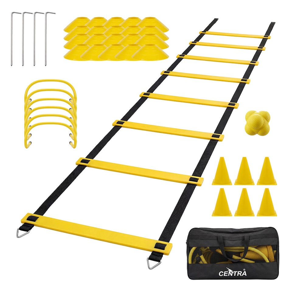 image 1 of Centra Football Training Equipment Agility Ladder Training Kit Speed Cones Set