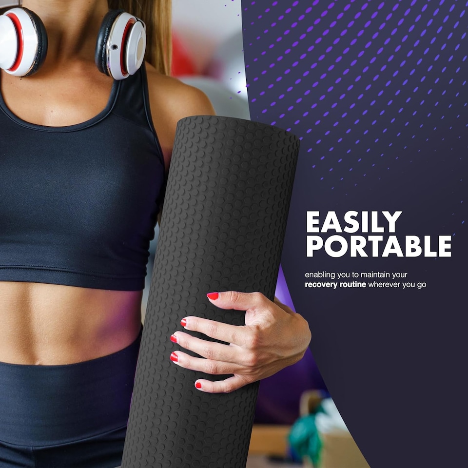 image 1 of Kayman Foam Roller 44 Centimetre for Back Legs and Post Workout Recovery