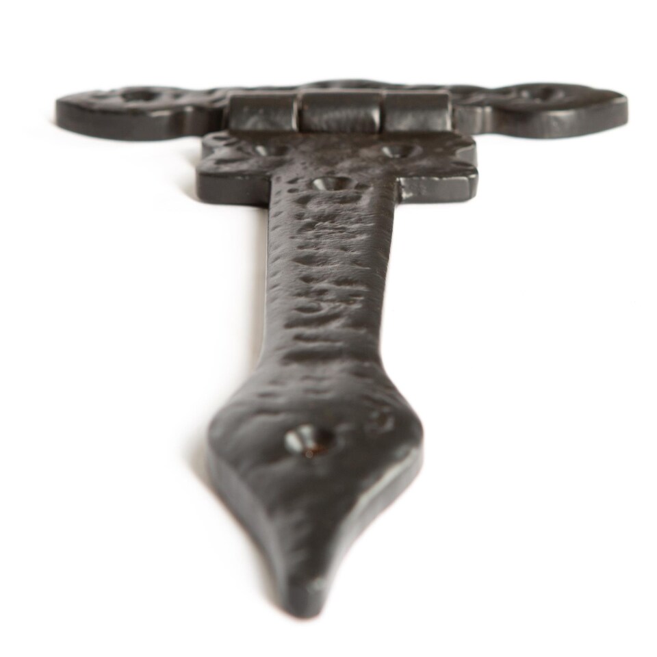 image 1 of Hammer & Tongs Ornate T-Hinge - W230mm - Black | Black | Black