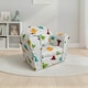 image 3 of Kids Mini Chair Dino - Boucle- L37 x W53 x H45 cm - White