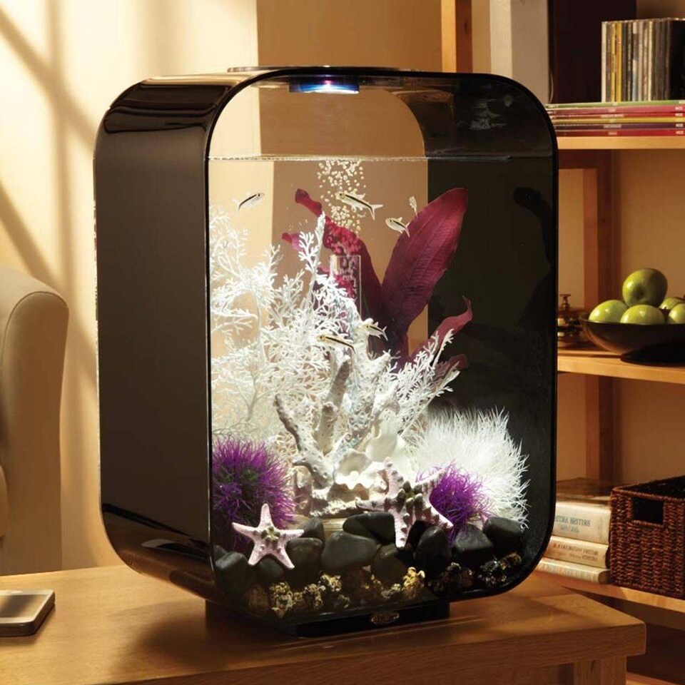 image 1 of BiOrb LIFE 15L Aquarium Fish Tank in Black with Multi Colour LED Lighting
