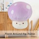 image 7 of Lilac Mushroom Mochi Soft Toy Cute Plushie Huggable Cuddly Plush 45cm Lilac