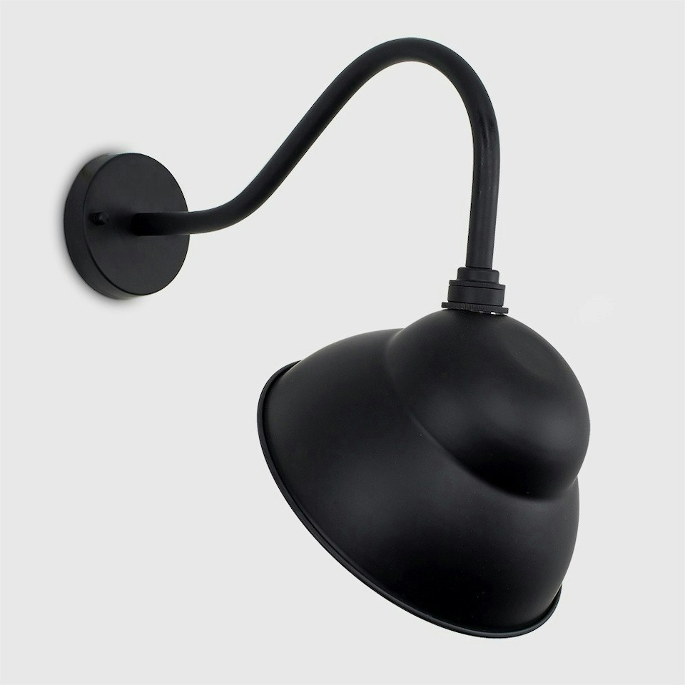 image 1 of ValueLights Porter Black IP23 Outdoor Wall Light