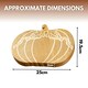 image 3 of Marco Paul25cm Wooden Pumpkin Free-Standing Autumn Decoration