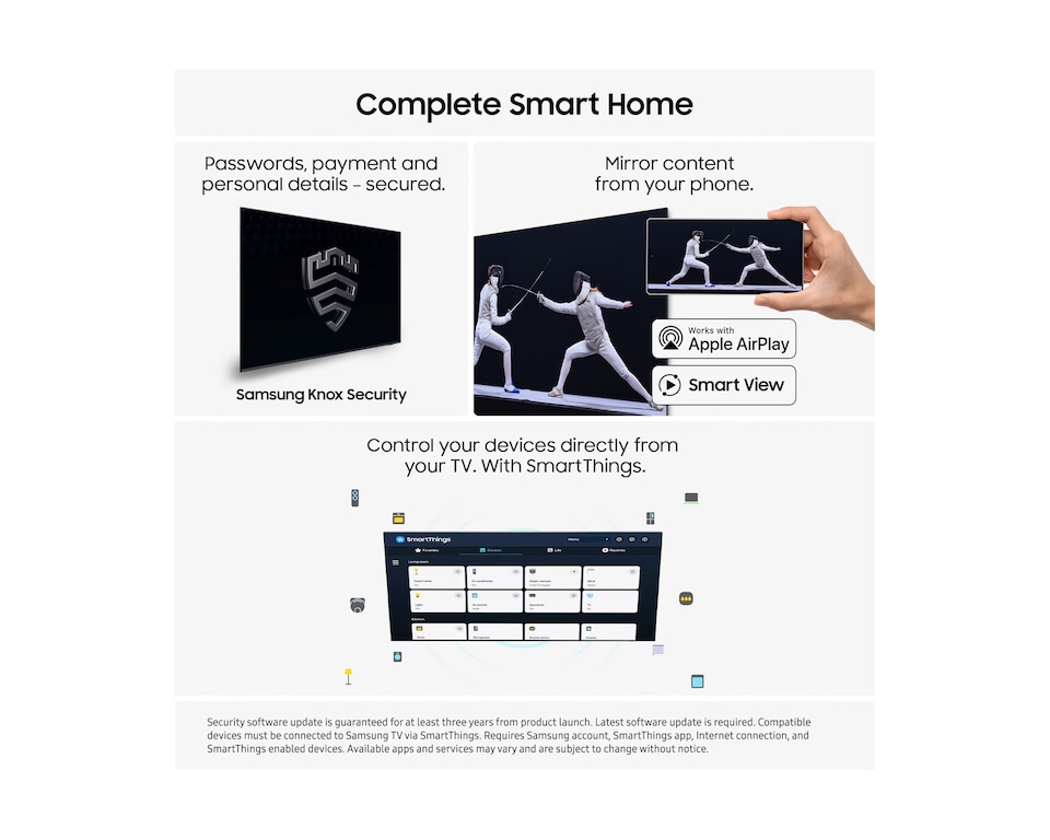 image 1 of Samsung QE50Q7FAAUXXU TV 127 cm (50") 4K Ultra HD Smart TV Wi-Fi Black | Black | Black