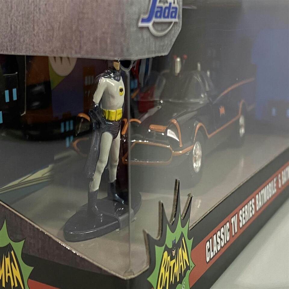 image 1 of Batman 1966 Batmobile with Figure 1:32 Scale Jada 31703