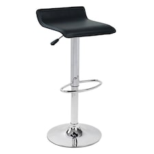 Baconey Adjustable Breakfast Bar Stool - Black Black