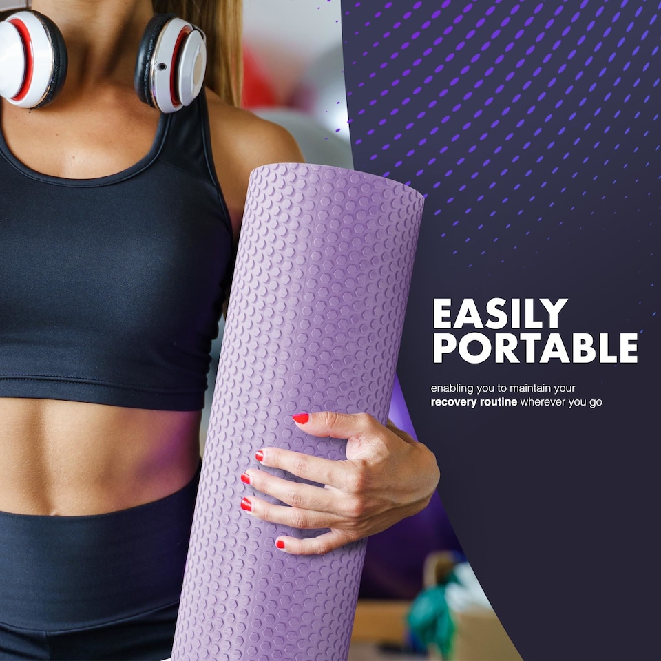 image 1 of Kayman Foam Roller 44 Centimetre for Back Legs and Post Workout Recovery