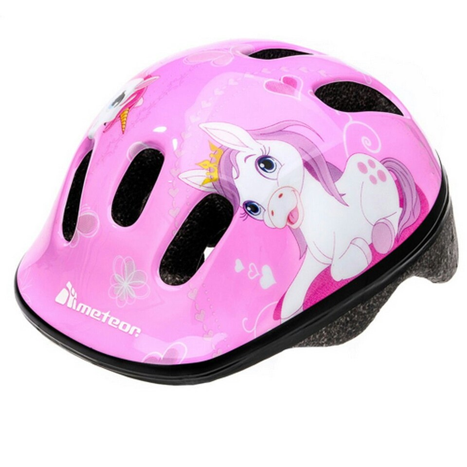 image 1 of Helmet for Kids Toddlers – Lightweight Adjustable Bike Helmet for Boys & Girls – Safety Crash Protection for Cycling, Scooter, Skateboard – MV62 Pink | Pony | S