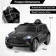 image 2 of COSTWAY Kids Ride On Car Licensed Aston Martin DBX Black