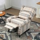 image 8 of HOMCOM Recliner Chair for Living Room Wingback Chair with Padded Armrest Khaki