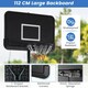 image 6 of COSTWAY Adjustable Portable Basketball Hoop Goal System Black | Standard