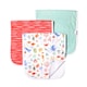 image 1 of Copper Pearl Premium Burp Cloths Nautical 3Pk