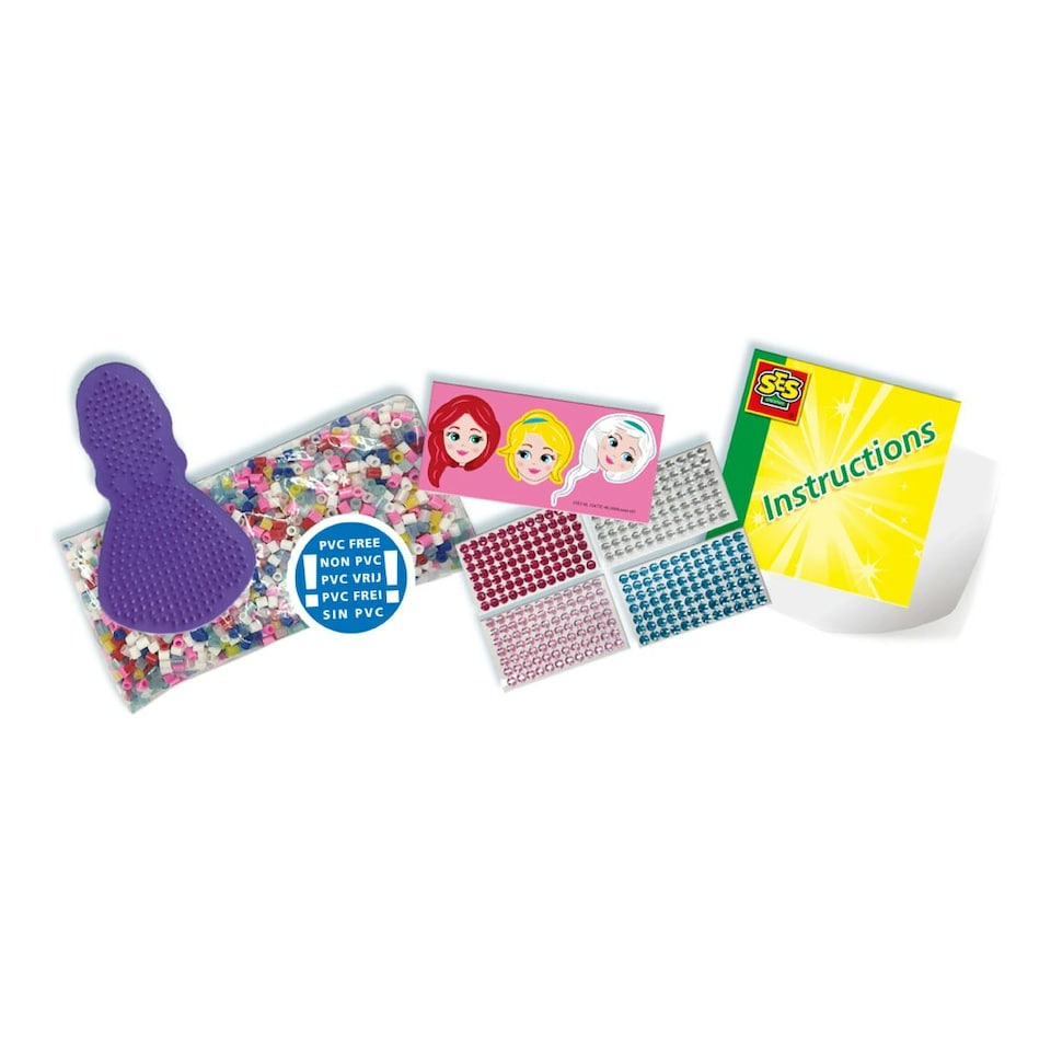 image 1 of SES CREATIVE Princesses Diamond Iron-on Beads Mosaic Set