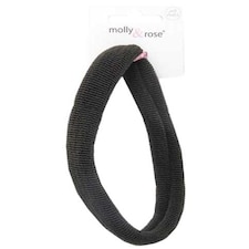 Molly And Rose Polyester Knit Bandeau Black Elastic Band 7820