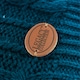 image 3 of HugglePets Legacy Cable Knit Dog Jumper | Blue | S