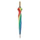 image 3 of MidOcean Bowbrella Rainbow Stick Umbrella - Multicoloured - One Size Multi