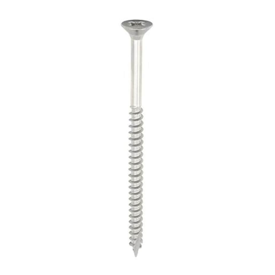 image 1 of Timco - Classic Multi-Purpose Screws - PZ - Double Countersunk - Stainless Steel (Size 5.0 x 100 - 4 Pieces)