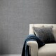 image 2 of Arthouse Country Plain Textured Wallpaper - Charcoal - One Size Black