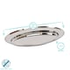 image 3 of Argon Tableware Oval Stainless Steel Serving Platter - 35cm x 24cm | Silver | Silver