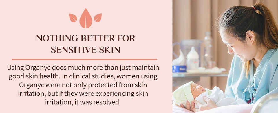 image 1 of Organyc Maternity Pads (Hospital Use) - 24 Pads Total (2 Packs of 12)