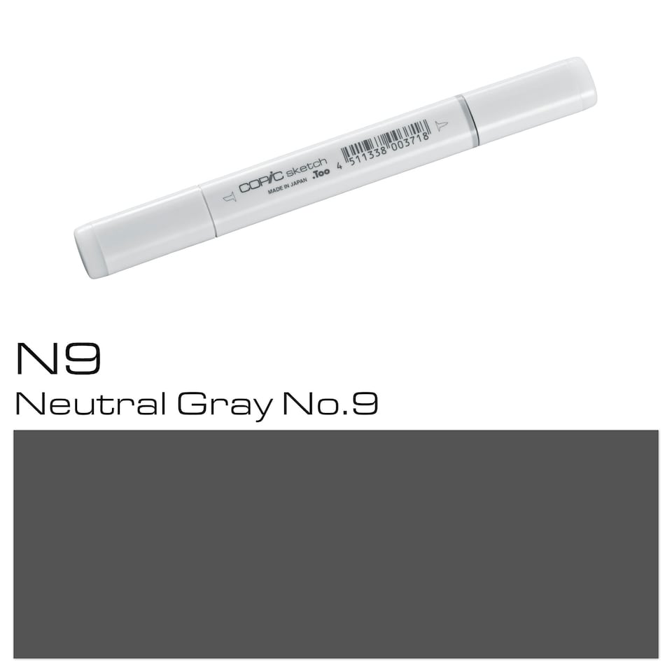 image 1 of Copic Sketch Marker, Neutral Gray No.9, Single Pen
