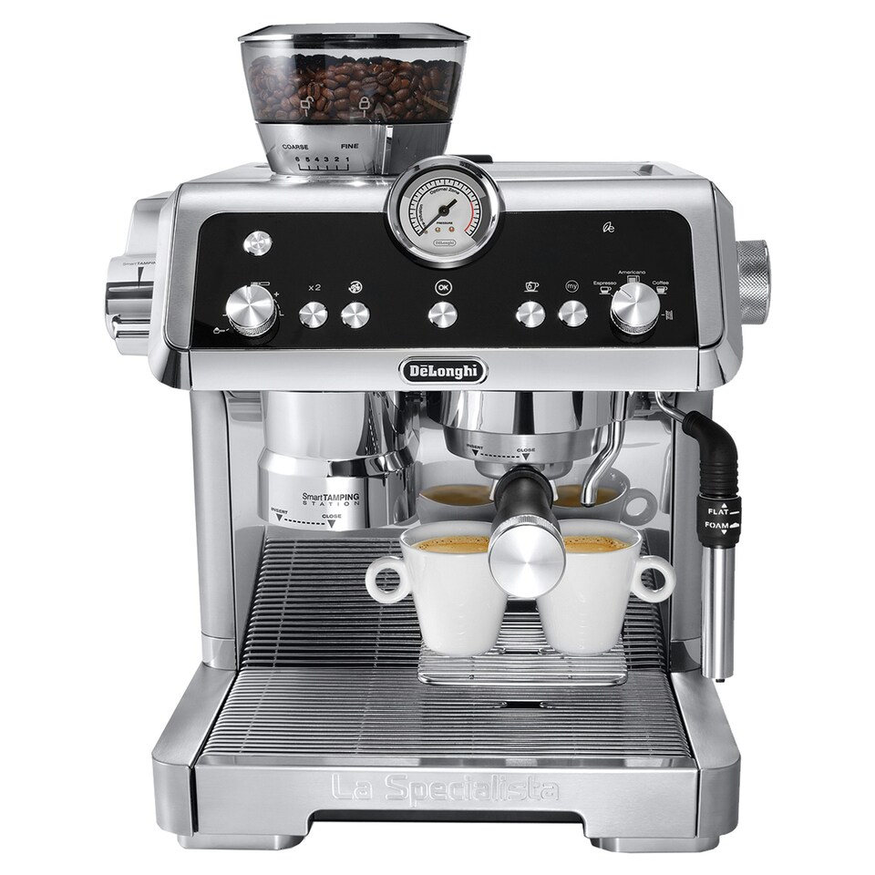 image 1 of Delonghi La Specialista Prestigio Bean to Cup Manual Coffee Machine, Silver