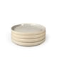 image 2 of Scandi Home Set of Four Stockholm 20cm Oatmeal Artisan Glaze Ceramic Side Plates Cream