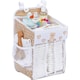 image 1 of Baby Nappy Caddy Organiser | Hanging Nursery Storage with Multiple Pockets