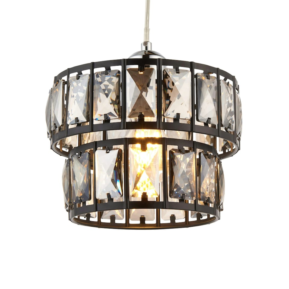 image 1 of Darla Black Ceiling Pendant Shade