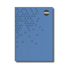 Rhino A5 192 Page Blue 8mm Lined Casebound Book