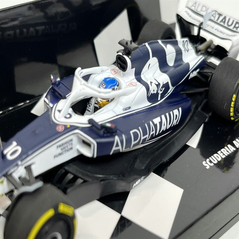 image 1 of P Gasly Scuderia Alphatauri AT03 Bahrain GP 2022 1:43 Minichamps 417220110