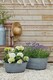 image 4 of Outdoor Matlock Oval Planter - Iron - L58.5 x W58.5 x H34 cm - Metal | Grey