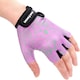 image 1 of Meteor Kids Bike Gloves – Breathable, Non-Slip, Padded for Comfort & Safety Purple | Purple Flower | JR S