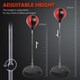 image 8 of HOMCOM Adjust Kids Training Boxing Punching Ball Bag Boxing Punching w/ Gloves Red