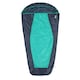 image 3 of Mountain Warehouse Traveller 50 Sleeping Bag Mummy Shaped Windproof Camp Bed Long Length Blue | Teal