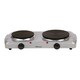 image 1 of EMtronics 2500W Double Plate Stove - Silver