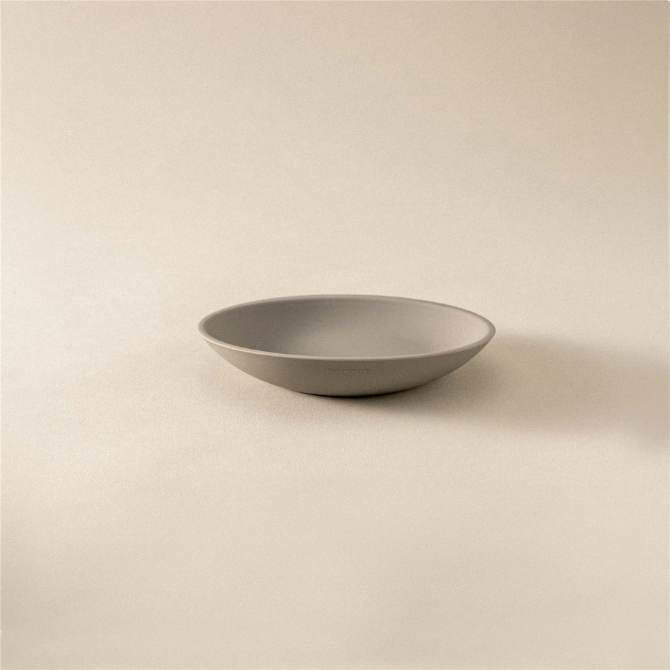 image 1 of Cosmic Countertop Soap Dish with Durable Acrylic for Bathroom, Matt Finish Grey
