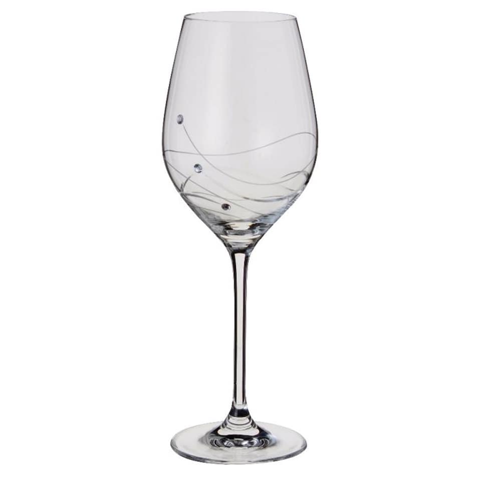 image 1 of Dartington Glitz Collection Wine Glass 330ml | Clear | 1