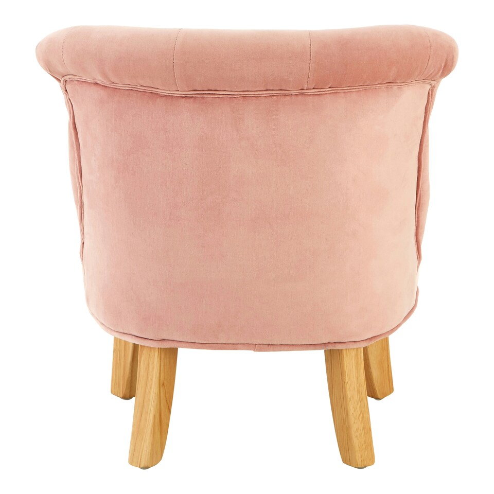 image 1 of Premier Kids Chair, Comfortable Seating Indoor Chair, Easy to Clean Bedroom Chair, Adjustable Velvet Chair