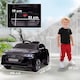 image 5 of HOMCOM Audi E-tron Licensed 12V Kids Electric Ride on, Electric Car for Kids, with Parental Remote, Music Lights MP3, Suspension Wheels, for 3-5 Years, Black