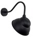 image 2 of ValueLights Black Porter Outdoor Wall Lantern with 6W Warm White Bulb