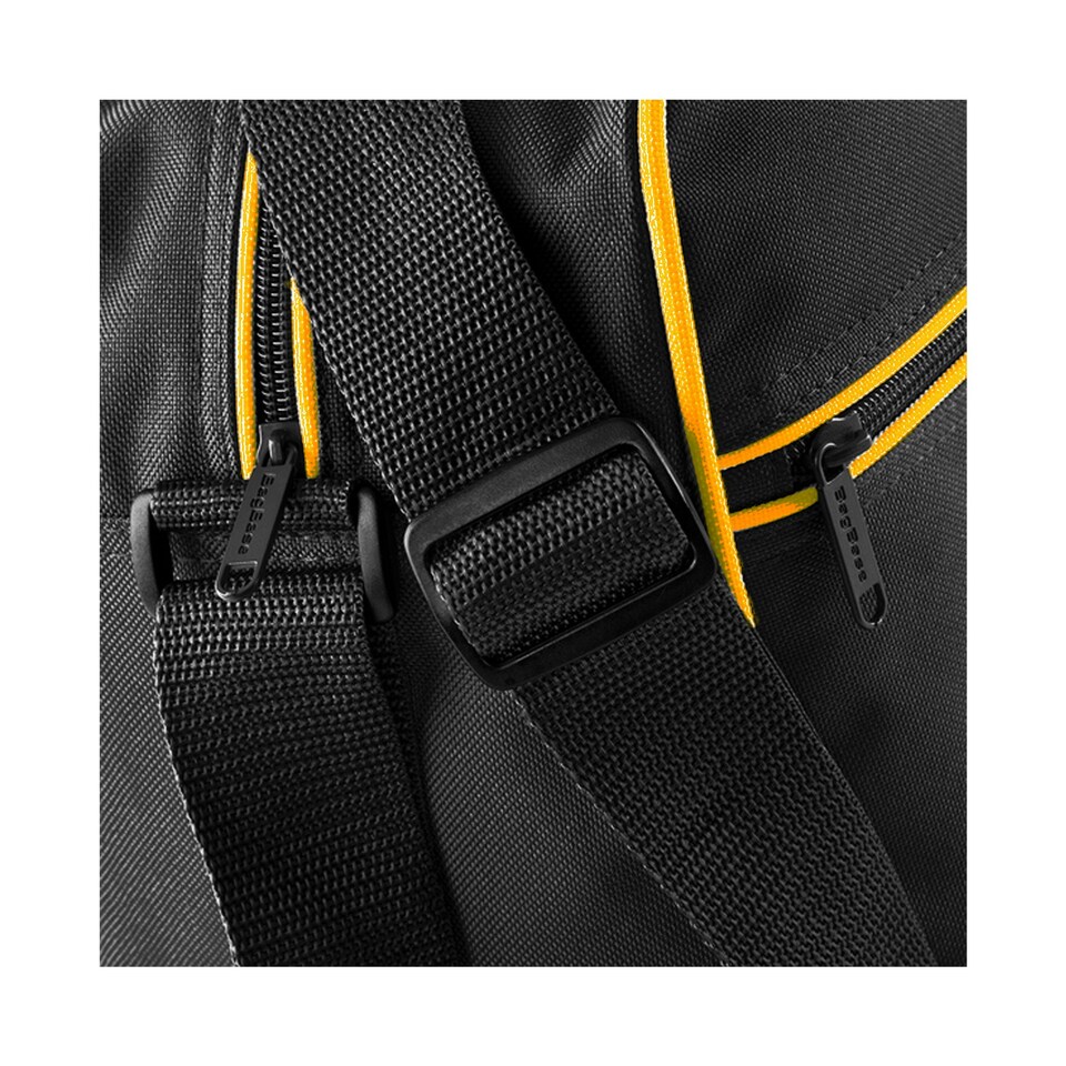 image 1 of Bagbase Retro 18L Shoulder Bag - Black/Gold - One Size Black