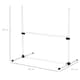 image 2 of PawHut 4 Pieces Dog Agility Training Equipment with Carrying Bag, White