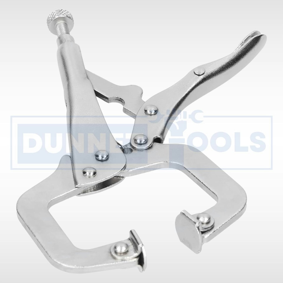 image 1 of Marco Paul Pack of 2 C-clamp Locking Pliers 4"