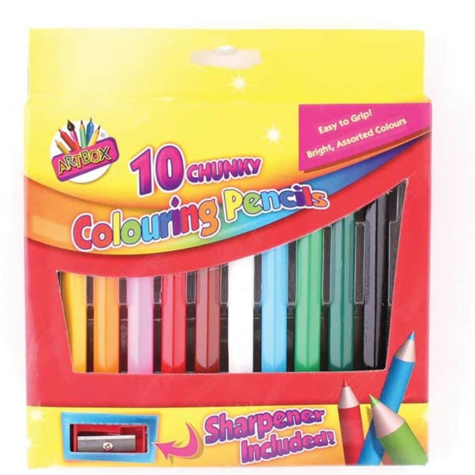 image 1 of Artbox 1/2 Size Chunky Colouring Pencil (Pack of 10)