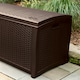 image 6 of Suncast Missouri 375L Storage Box - Java Brown Brown