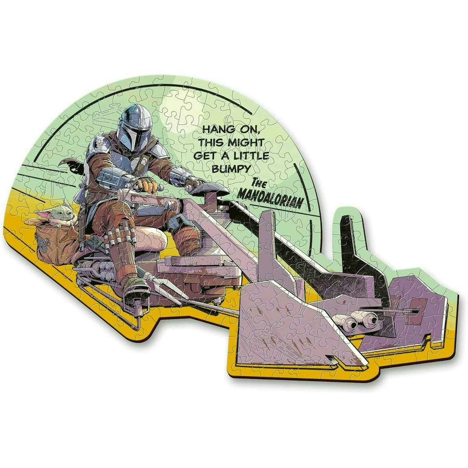 image 1 of Trefl The Mandalorian Reunite Wooden Puzzle - 160 Pieces