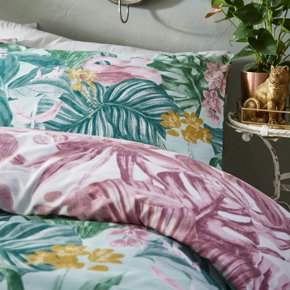 image 1 of furn. Medinilla Tropical Double Duvet Cover Set