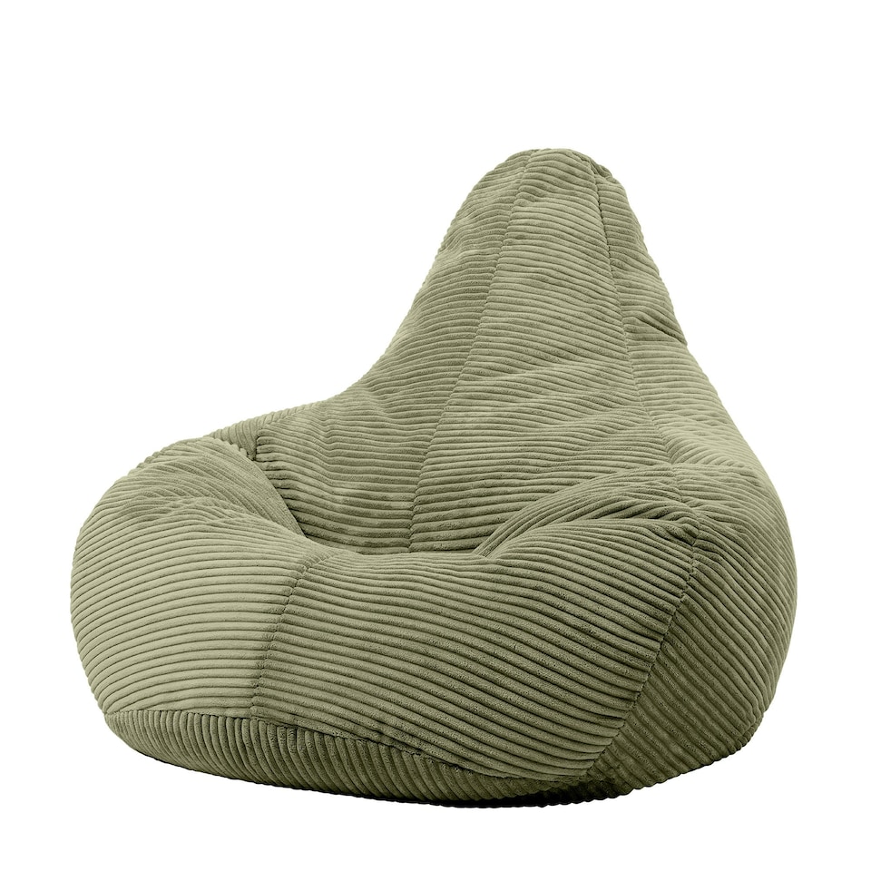 image 1 of icon Dalton Medium Beanbag Corduroy Sage Green Green